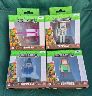Officiële Minecraft 4-figuren nieuw  beschikbaar voor biedingen