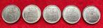 Muntencollectie - 10 munten van Franse frank 1945-49, Ophalen of Verzenden