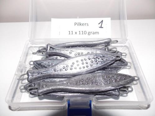 Setje pilkers  van 110 gram, Watersport en Boten, Hengelsport | Zeevissen, Nieuw, Complete set, Ophalen