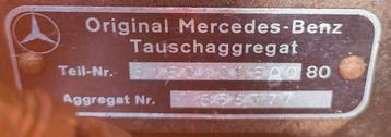 Original Tauschaggregat Mercedes OM616 240d w115 beschikbaar voor biedingen
