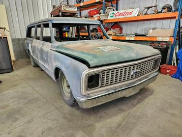 1971 Chevy Suburban 3 deurs project te koop beschikbaar voor biedingen