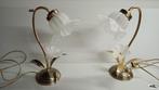Set van 2 bedlampjes, Huis en Inrichting, Ophalen, Gebruikt, Glas