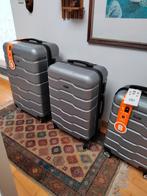 Beagles originals.kofferset met wieltjes en slot.zilver., Handtassen en Accessoires, Koffers, Ophalen, Nieuw, Slot