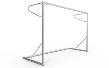 Nieuw voetbaldoel 3 op 2 meter (aluminium) beschikbaar voor biedingen