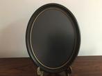 Lijst kader ovaal bruin goud ontspiegeld glas, Antiek en Kunst, Ophalen of Verzenden