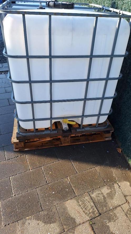 IBC, regenton, regenvat, opvangvat, reservoir met Gratis ext, Tuin en Terras, Regentonnen, Zo goed als nieuw, Kunststof, 150 liter of meer