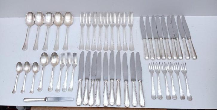 zilver CHRISTOFLE oud bestek art deco art nouveau, Antiek en Kunst, Antiek | Zilver en Goud, Zilver, Ophalen of Verzenden