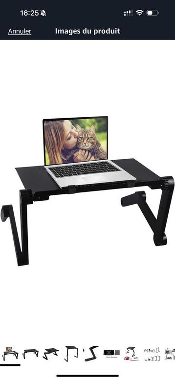 Table ordinateur portable réglable neuve beschikbaar voor biedingen