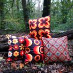 Retro vintage stijl kussenhoezen 45 x 45 cm diverse modellen, Verzenden, Nieuw, Overige kleuren, Vierkant