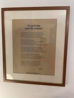 Decoratief kader met Franse tekst (Voltaire), Enlèvement, Comme neuf