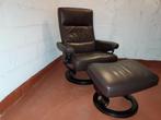 fauteuil relax stressless cuir, 75 tot 100 cm, Minder dan 75 cm, Gebruikt, Leer