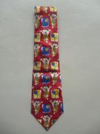 Stropdas / das Fred Flintstone, hoofdkleur: rood, Kleding | Heren, Stropdassen, Ophalen of Verzenden, Zo goed als nieuw, Rood