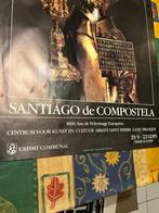 Affiche Europalia 85 España : Saint Jacques de Compostelle, Collections, Publicité, Utilisé, Affiche ou Poster pour porte ou plus grand