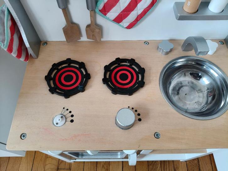 Cuisine Bois enfant, Kinderen en Baby's, Speelgoed | Speelkeukens, Gebruikt, Speelkeuken, Hout, Ophalen