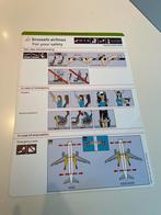 Safety card Brussels airlines, Collections, Aviation, Comme neuf