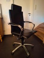 Bureaustoel Leder Sato, Enlèvement, Utilisé, Noir, Chaise de bureau