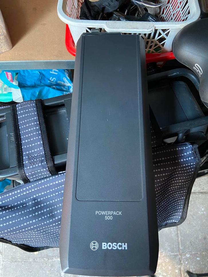 bosch Powerpack 500 bagage drager accu, Fietsen en Brommers, Fietsaccessoires | Fietsaccu's, Zo goed als nieuw, Ophalen of Verzenden
