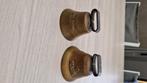 2 bronzen antieke bellen ., Ophalen of Verzenden, Brons