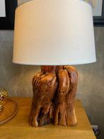 Tafellamp, Huis en Inrichting, Lampen | Tafellampen, Ophalen of Verzenden, Nieuw, Hout, Minder dan 50 cm