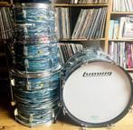 Batterie Ludwig Bowling Oster Blue 1976, Musique & Instruments, Batteries & Percussions, Comme neuf, Ludwig, Enlèvement