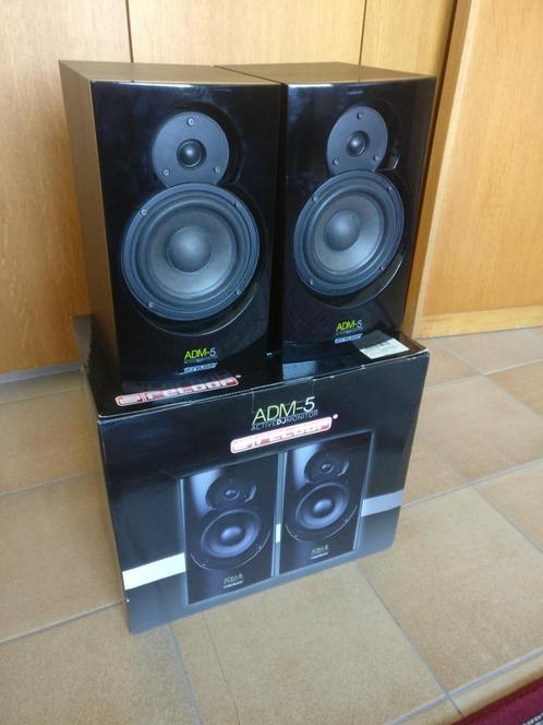 Reloop ADM-5 Monitor Speakers, Audio, Tv en Foto, Luidsprekerboxen, Zo goed als nieuw, Front, Rear of Stereo speakers, Minder dan 60 watt