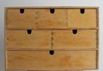 5 houten opbergblokken, Ophalen