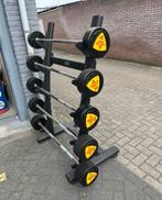 BIJNA NIEUW! Vaste Halterstangen 30-50kg incl rek!, Ophalen, Zo goed als nieuw, Benen, Halterstangen