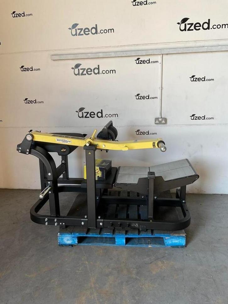 Technogym Pure Hip Thrust – Noir/Jaune, Sport en Fitness, Fitnessmaterialen, Zo goed als nieuw, Overige typen, Benen, Ophalen of Verzenden