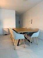 Te koop: Moderne eettafel met 6 comfortabele stoelen, Huis en Inrichting, Complete eetkamers, Ophalen, Zo goed als nieuw, Modern