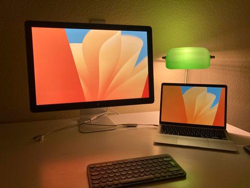 Cinema Display 24 inch, Computers en Software, Monitoren, Zo goed als nieuw, DisplayPort, USB-C, Ingebouwde speakers, Ingebouwde camera