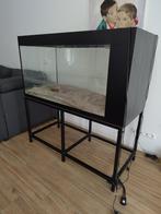 Groot aquarium + toebehoren, Dieren en Toebehoren, Ophalen, Gebruikt