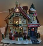 Keramiek Verlichte Kersthuisjes, Ophalen of Verzenden, Zo goed als nieuw