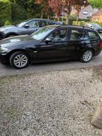 BMW 320D, Auto's, BMW, Zwart, Zwart, Leder, 5 deurs