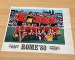 Poster Rode Duivels Rome 1980, Collections, Articles de Sport & Football, Enlèvement ou Envoi, Comme neuf