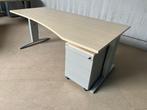 Wing Bureau TDS 180x100x80cm hoogte instelbaar onderstel, Ophalen, In hoogte verstelbaar, Gebruikt, Bureau