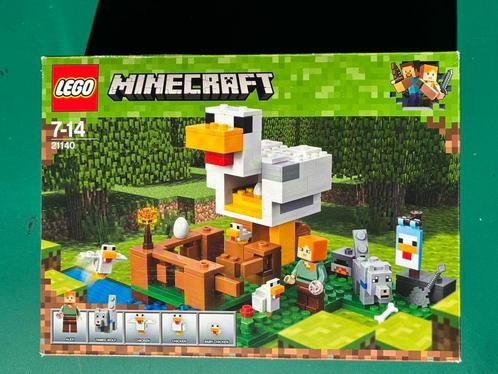 LEGO MINECRAFT 21140 Het kippenhok, Kinderen en Baby's, Speelgoed | Duplo en Lego, Zo goed als nieuw, Lego, Complete set, Ophalen of Verzenden