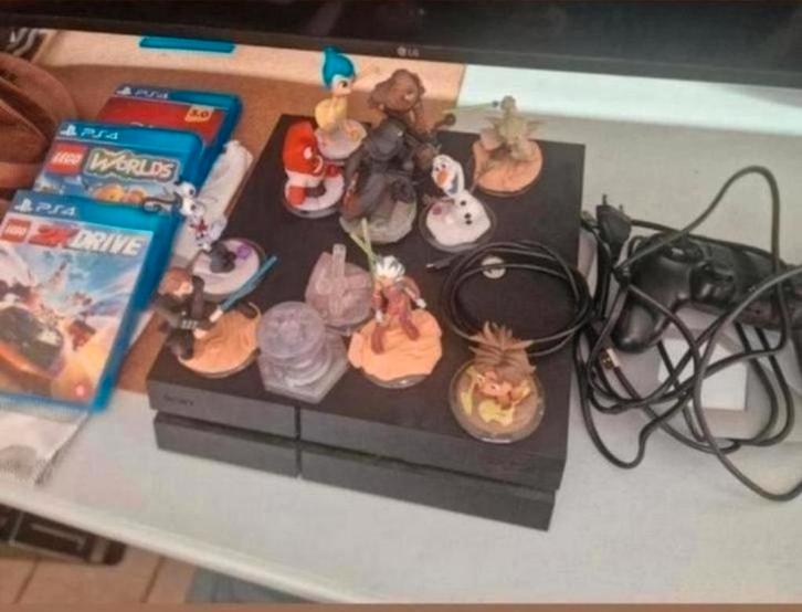 Playstation 4 - 1tb - 3 games - 1 controller, Games en Spelcomputers, Spelcomputers | Sony PlayStation 4, Ophalen