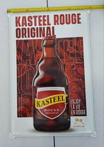 Reclamebord Kasteel Rouge Bier, Ophalen of Verzenden, Zo goed als nieuw, Reclamebord