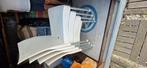 Chaises pvc 4 blanc, Tuin en Terras, Ligbedden, Ophalen of Verzenden, Gebruikt, Plastic