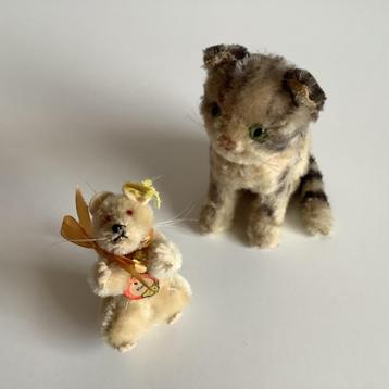 Vintage Steiff poesje "Kitze Katze" beschikbaar voor biedingen