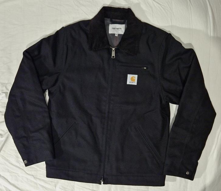 Carhartt WIP Detroit Jacket (Winter) - Zwart - Maat XS, Kleding | Heren, Jassen | Winter, Zo goed als nieuw, Maat 46 (S) of kleiner