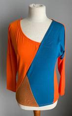 Oranje topje met lange mouwen maat M, Vêtements | Femmes, Tops, Taille 38/40 (M), Manches longues, Porté, Geen merk