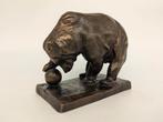 Josef Franz Pallenberg - ours jouant - bronze, Antiquités & Art, Enlèvement ou Envoi