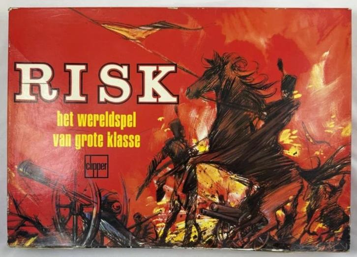 Risk Clipper Strategisch Bordspel Vintage grote rode doos, Hobby en Vrije tijd, Gezelschapsspellen | Bordspellen, Zo goed als nieuw