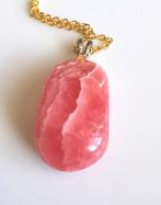 Grand pendentif naturel en rhodochrosite, Enlèvement ou Envoi, Avec pierre précieuse, Argent, Neuf