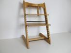 Vintage Stokke Tripp Trapp met houten beugel en origineel le, Kinderen en Baby's, Kinderstoelen, Ophalen, Gebruikt
