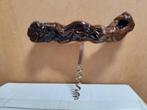 kurkentrekker in vorm van wijnrank / druivenrank bruin, Ophalen of Verzenden, Nieuw, Inox of Chroom, Los bestek