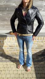 damesjasje kunstleder, Kleding | Dames, Jasjes, Kostuums en Pakken, Zwart, Zo goed als nieuw, Jasje, Maat 36 (S)