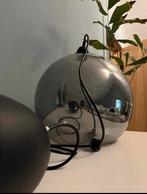 Hanglamp bol rookglas, Ophalen, Zo goed als nieuw