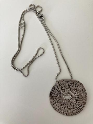 Collier médaille Genèse Serge Thoraval beschikbaar voor biedingen